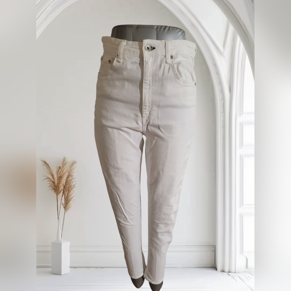 *SOLD* Rag & Bone High Rise White Jeans